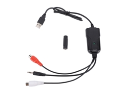 Conversor Mali de Fita Cassete para Mp3 com Captura de Áudio Usb Porta 3.5mm