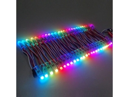 100pcs Luzes Led Ws2811 Rgb String Perfurado Impermeável Ip67 12m Anuncio Natal Decoração