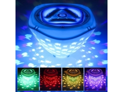 Luz Led para Piscina com Projeção de Peixes, 5 Modos e 4 Cores, Luz Subaquática Flutuante para Banheira, Spa, Piscina, Jardim e Festas BRILVIBERA
