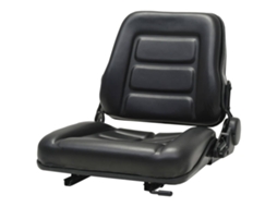 Assento de trator VIDAXL Preto PVC