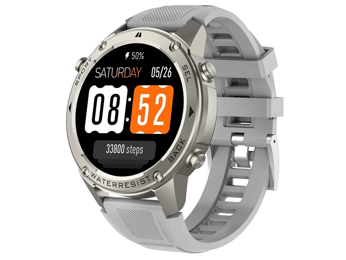 Smartwatch Bestvite Dm56 Gps L1+l5 De Alta Precisão Com Ecrã Amoled 1,43'' 5atm E Bateria De Longa Duração (cinza)