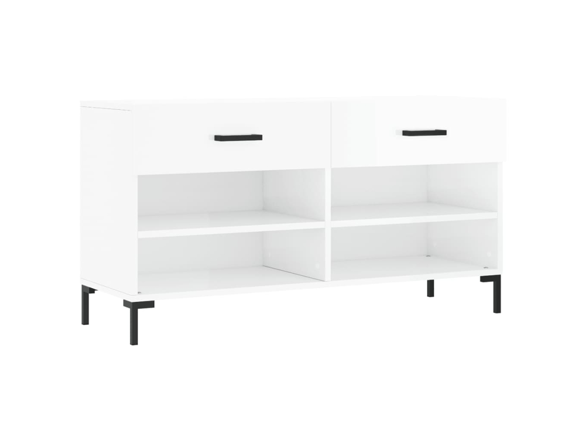 Shoe Bench, Shoe Benches Vidaxl Branco Madeira Processada (n/a)
