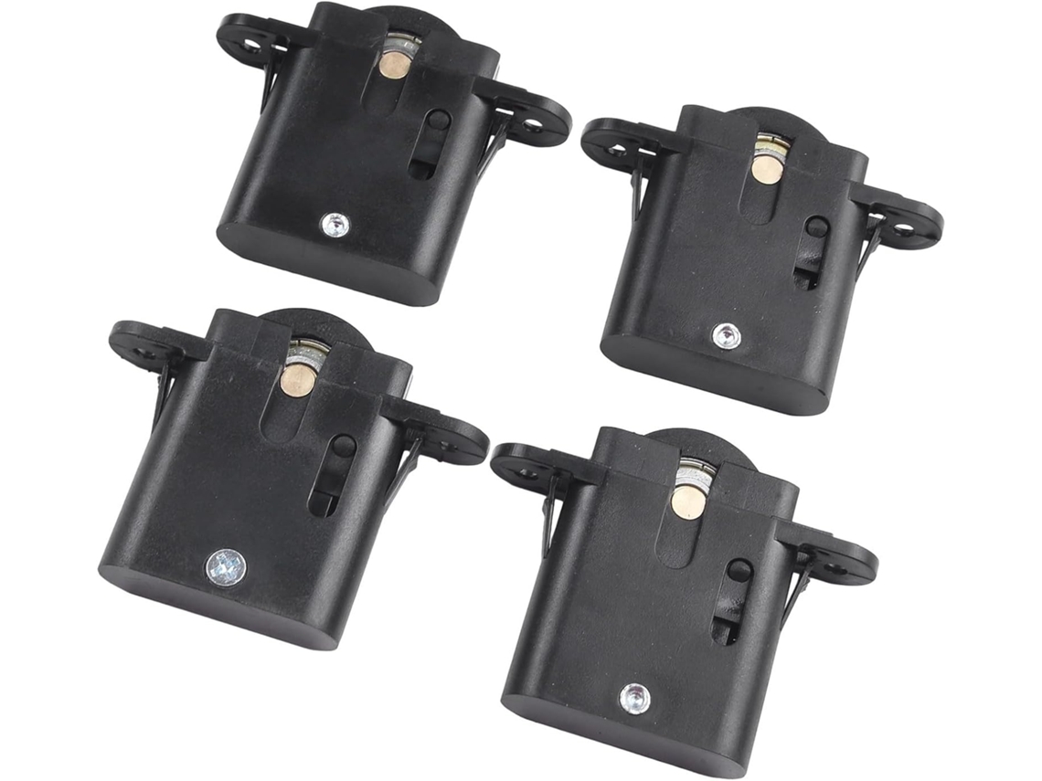 Conjunto De 4 Roletes Reposição Para Portão Em Aço Inoxidável E Nylon