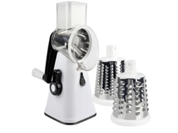 Triturador Manual, Cortador Rotativo De Batatas Com 3 Lâminas Amovíveis, Cortador De Legumes