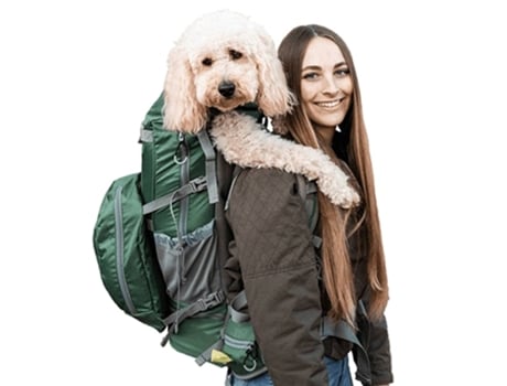 Mochila transportadora para cães Kolossus Big, Xxl Green K9 Sport Sack®