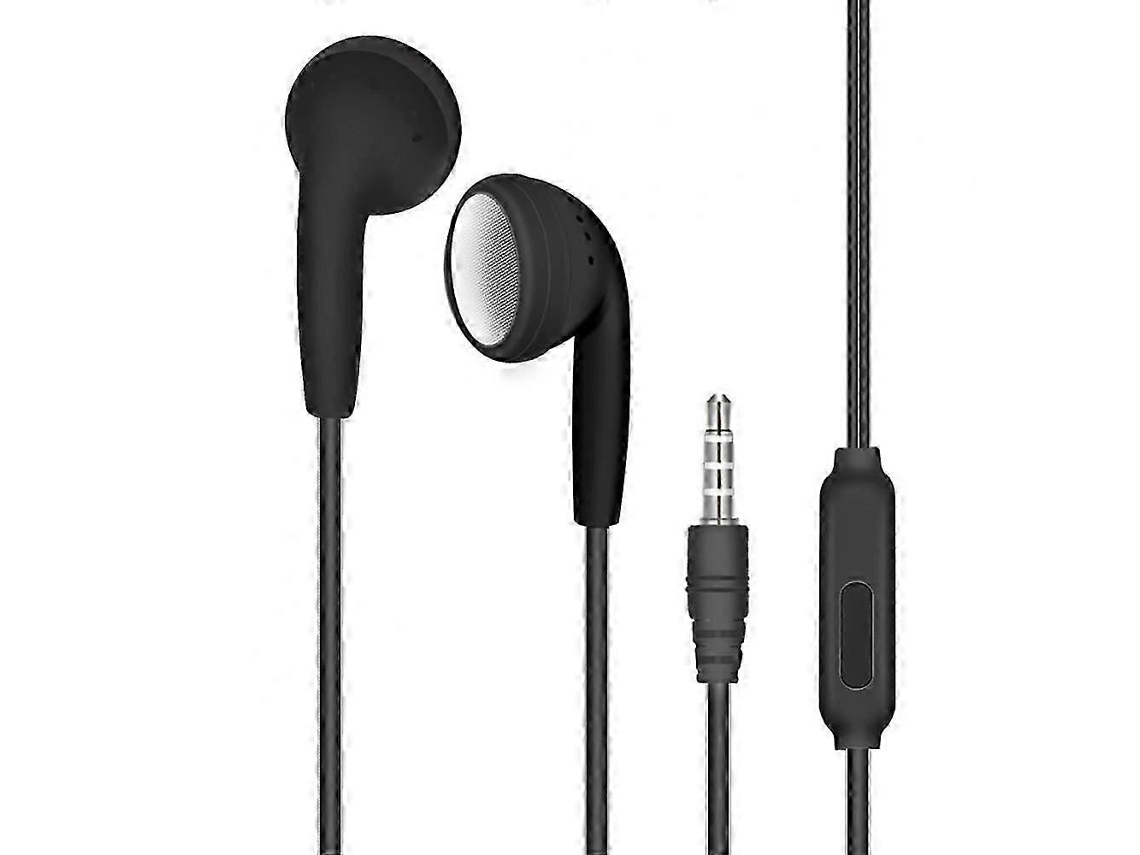 Fone De Ouvido Esportivo Com Fio, Graves Potentes, Conector De 3,5 Mm Com Microfone.