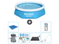 Bestway Piscina Bestway Fast Set Redonda - 244x61 Cm - 7-peças S22003