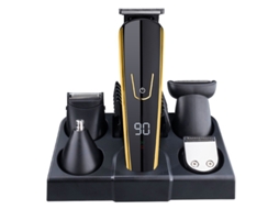 Aparador De Barba,recarregável Para Bigode, Groína E Manscaping Dourado Hexinyigjly