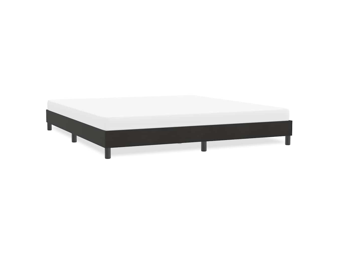 Vidaxl Estrutura De Cama Sem Colchão 180x220 Cm Veludo Preto