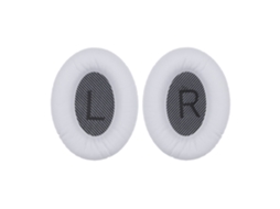 Almofadas Zruxe Para Auscultadores Bose Qc2, Qc15, Qc25, Qc35, Ae2, Soundtrue, Soundlink (prateado, Pele Ecologica)
