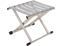 Banqueta Dobrável Portátil, Cor Prata, para Pesca AQUAFORGE