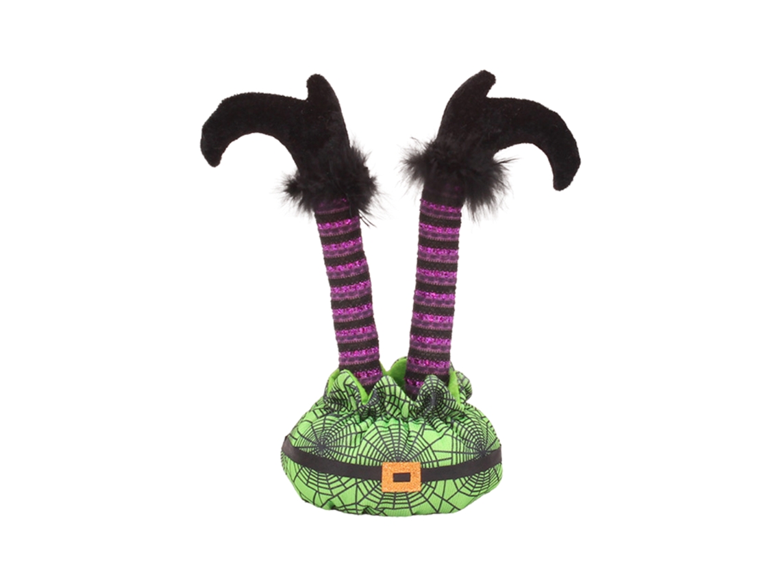 Decoração Halloween Pernas Elfo Invertidas Suprimentos