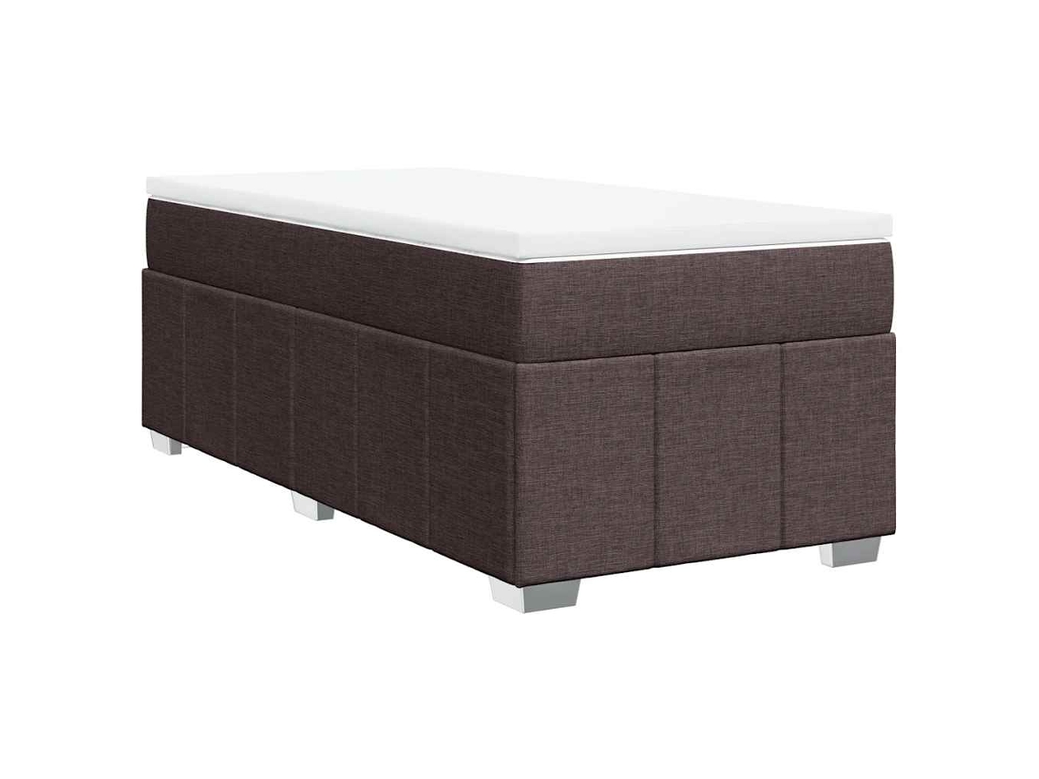 Box Spring Bed, Box Spring Beds Vidaxl Marrom Tecido (100 X 200 Cm)