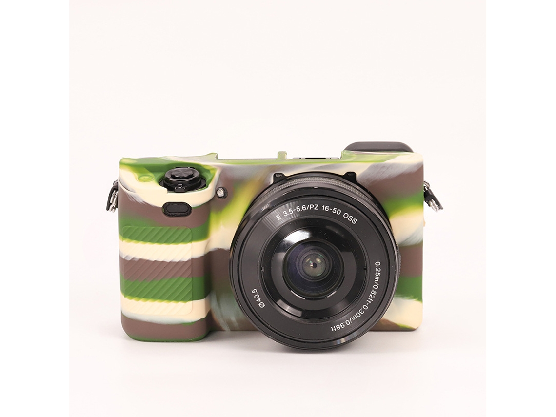 Capa De Silicone Eifson Para Sony Alpha A6100/a6300/a6400 - Anti-arranhões - Camuflado