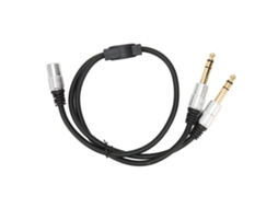 Cabo Mali Y divisor estéreo 3.5mm para 2x 6.35mm