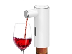Aerador De Vinho Elétrico E Dispensador Automático Com Acionamento Inteligente Por Infravermelho, Oxigenação Rápida, Branco.
