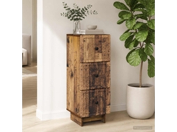 Vidaxl Gabinete De Gavetas Madeira Antiga 33 X 34,5 X 90 Cm