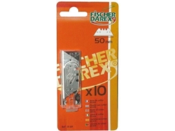 Conjunto De 10 Lâminas Trapézios 50 Mm Fischer Darex