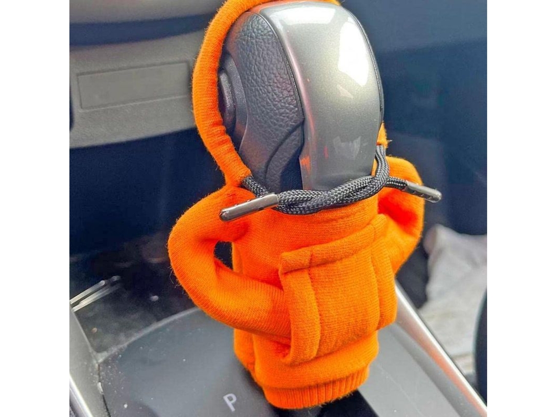 Capuz Para Manopla De Câmbio - Adorable, Funcional E Universal Para Carros - Cores Vibrantes 2 Unidades Laranja