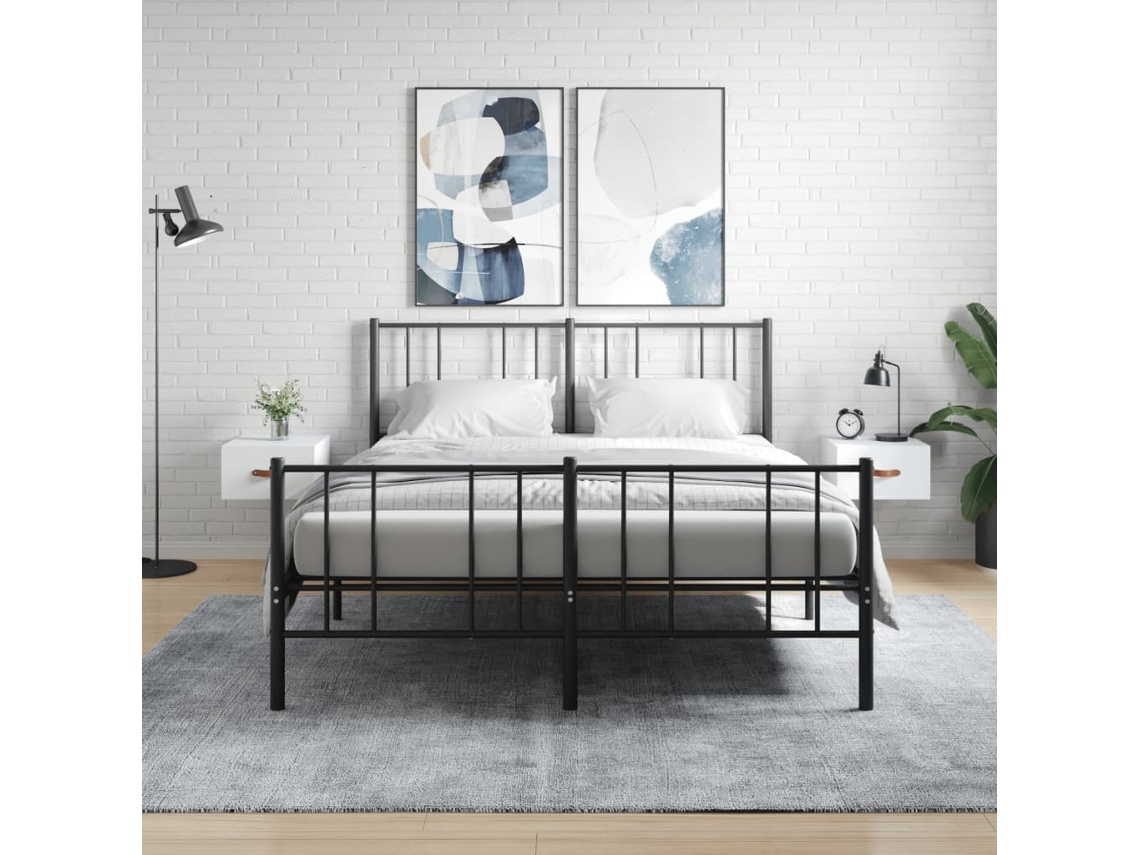 Vidaxl Mesas De Cabeceira Montagem Na Parede 2 Pcs 35x35x20 Cm Branco
