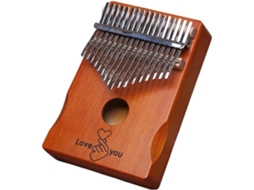 Instrumento De Tocar Piano Kalimba De 17 Teclas