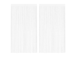 String Curtain, String Curtains Vidaxl Branco Tecido (100 Cm)