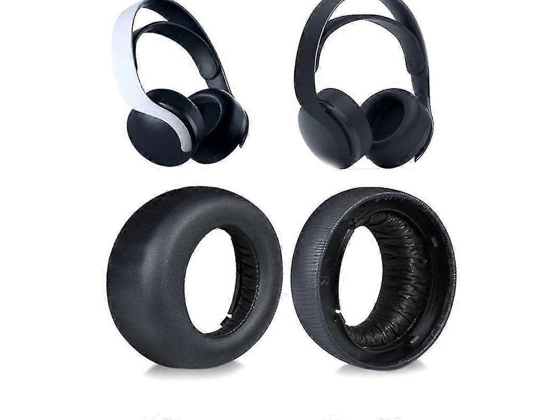 Fones de ouvido de proteção Lurelia para PS5 Pulse 3D Listener, Hyj, em couro sintético, preto, 1 par