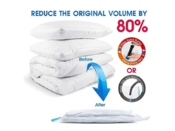 Sacos de armazenamento a vácuo, comprimem para economizar espaço para edredons e capas, organizadores de roupas com armazenamento hermético 40x60cm