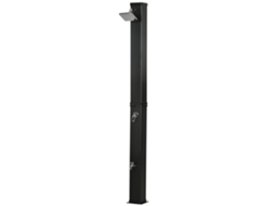 Chuveiro Solar 40l, Preto, com torneira, água quente até 60°C, 19x20x217 cm | S/MARCA