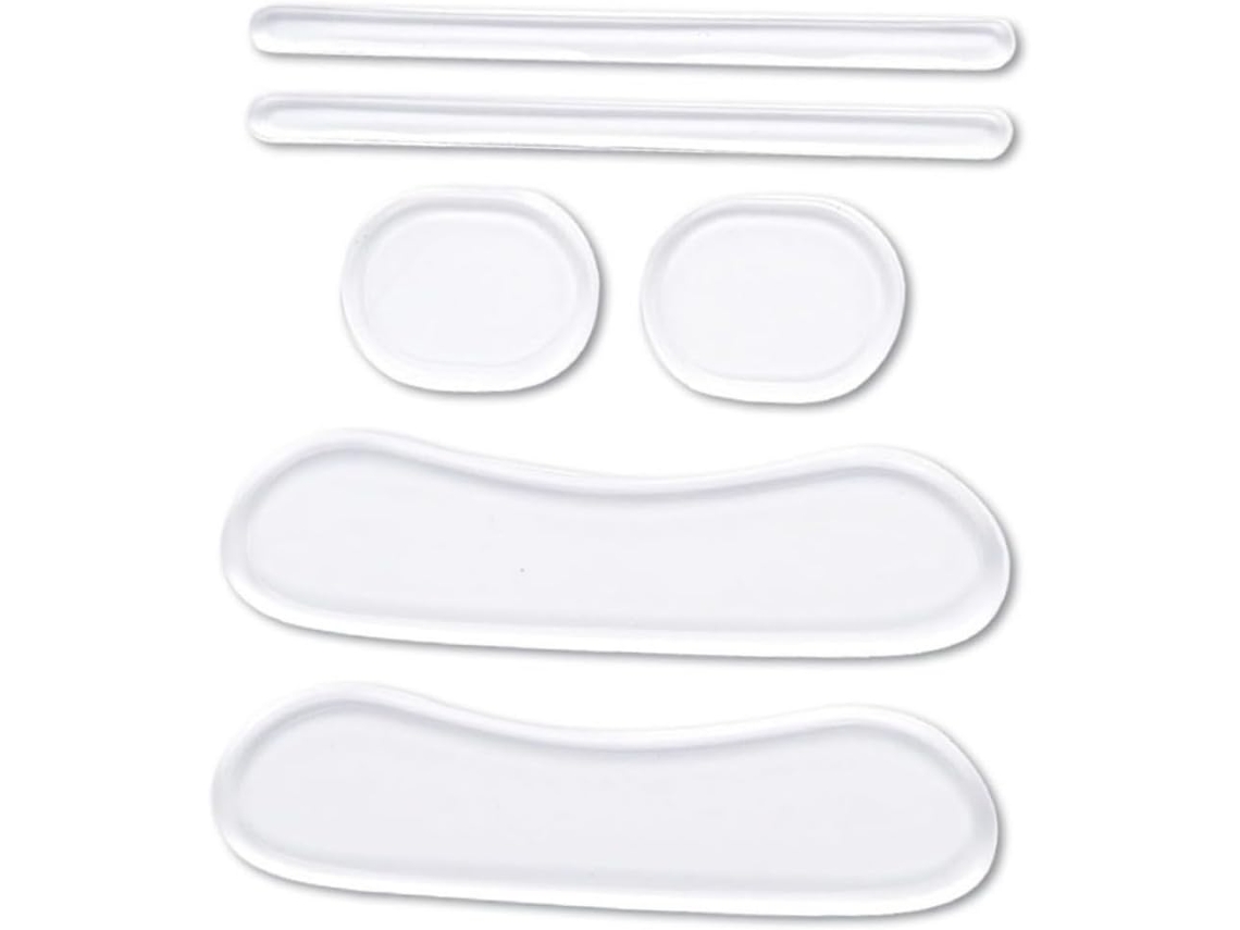 Ipetboom Conjunto De 3-protetores Calcanhar Em Gel Antifricção, Unidades Transparentes Para Proteção Da Planta Do Pé