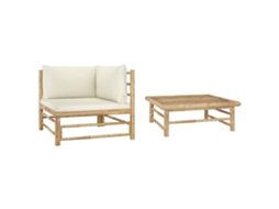 Garden Lounge Set, Garden Lounge Sets Vidaxl Branco Bambu (n/a)