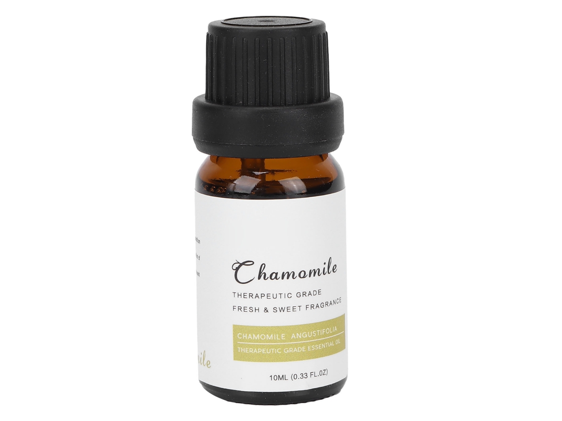 Óleo Essencial De Camomila Orgânico 10ml Para Aromaterapia - Hidrata, Fortalece E Clareia A Pele