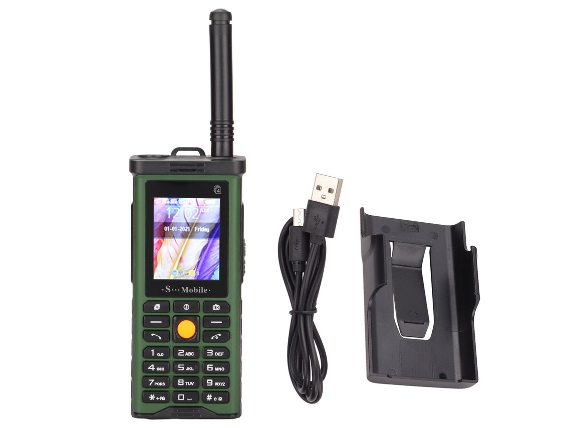 Telefone Celular Desbloqueado Sg8800 Retro 2g Com Botões Grandes 4 Chips Bateria 2400mah Para Idosos Verde