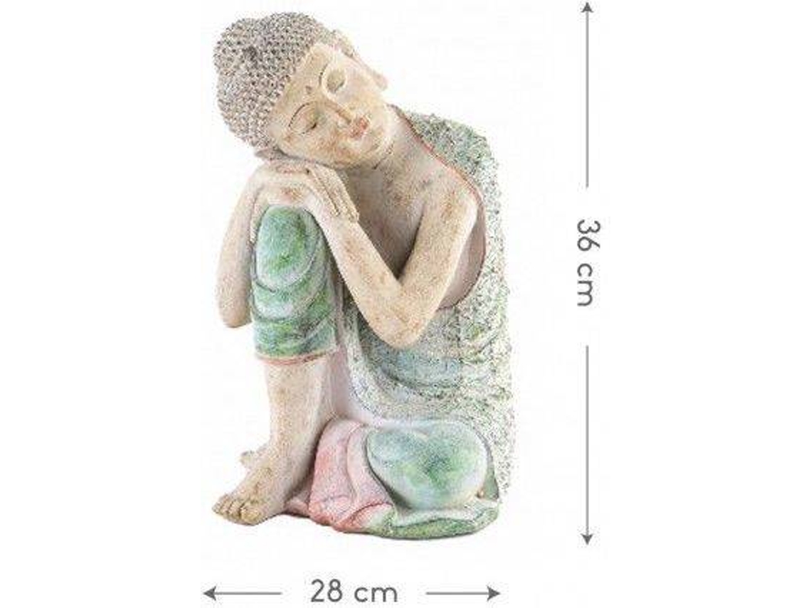 Buda Decorativo Resina 18cm x 11cm x 28cm — El Capitán