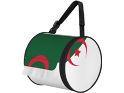 Porta Papel Higiênico Dobrável Com Estampa Da Bandeira Argélia, Ideal Para Pendurar E Armazenar Rolos De Papel Higiênico
