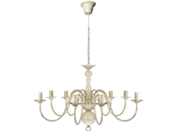 Candelabro VIDAXL White Metal (80 x 45)