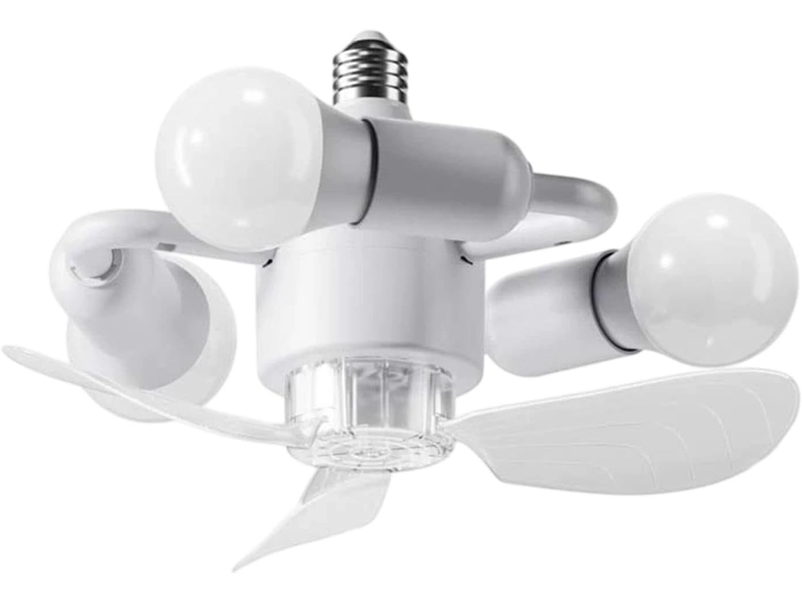 Ventilador De Teto Com Luz E Controle Remoto Base.