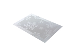 Laxiscreed Tapete Térmico Decorativo Com Rena E Flocos De Neve Para O Natal