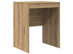 Conjunto 1 Mesa Compacta Vidaxl Castanho Derivados De Madeira (60 X 50 X 76 Cm)