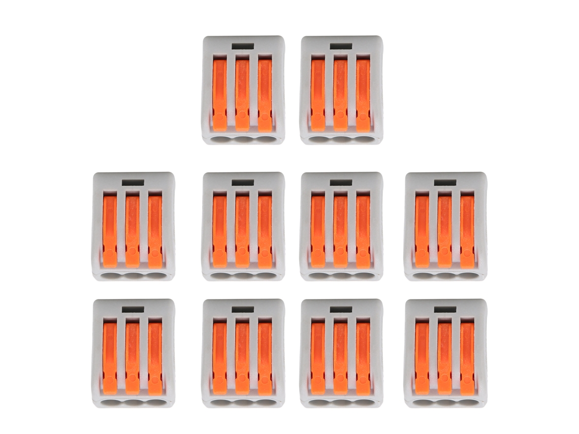 Laxiscreed Conector De Blocos De Terminais Para Cabos Flexíveis E Rígidos Para Conexões Rápidas