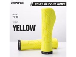Capa para Guidão de Bicicleta Capa de Silicone para Guidão de Bicicleta Tanke 1 Par de Capa para Guidão de Bicicleta Mtb Tipo 08 Amarelo-B