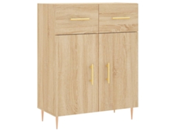 Sideboard, Sideboards Vidaxl Marrom Madeira Processada (n/a)
