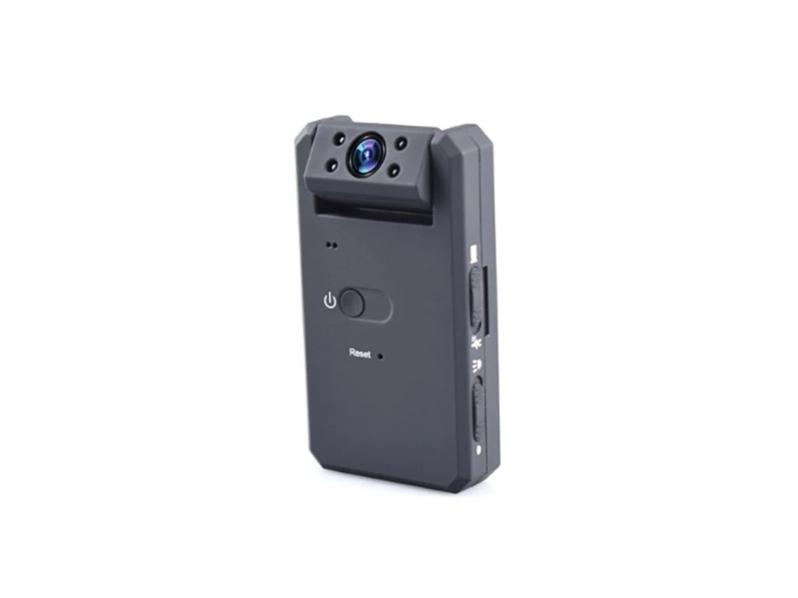Minicâmera portátil Bestvite HD 1080P com visão noturna e bateria de longa duração (preta)