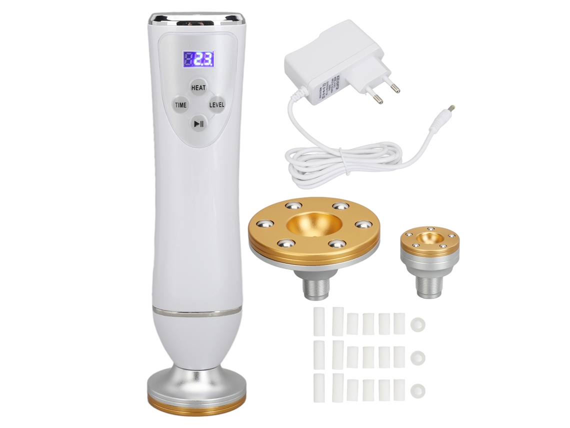 Máquina De Massagem Com Copo De Vácuo E Gua Sha Elétrico Com Aquecimento