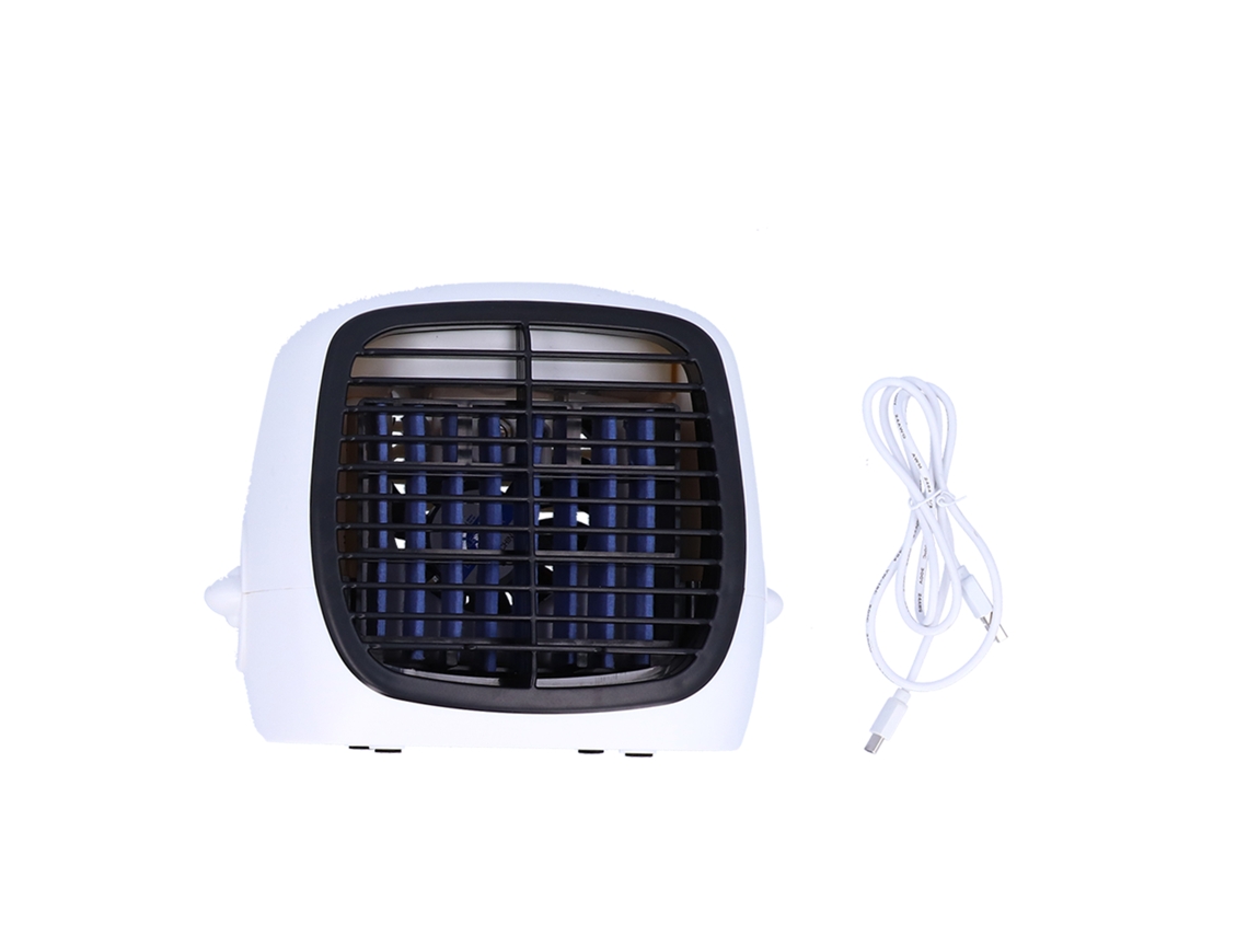 Ventoinha De Refrigeração De Mesa Portátil Mini Com Funções De Humidificação E Refrigeração