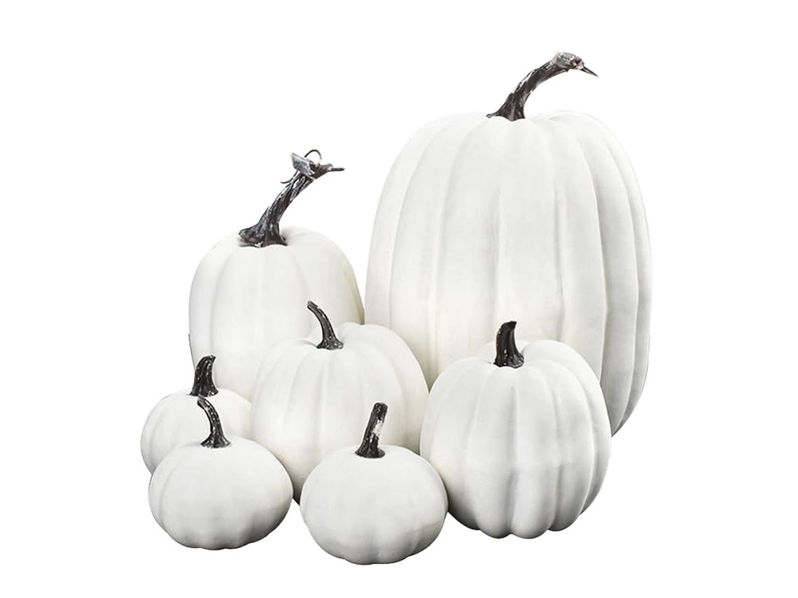 7pcs Abóboras Decorativas em Espuma Reutilizáveis para Decoração Criativa LAXISCREED