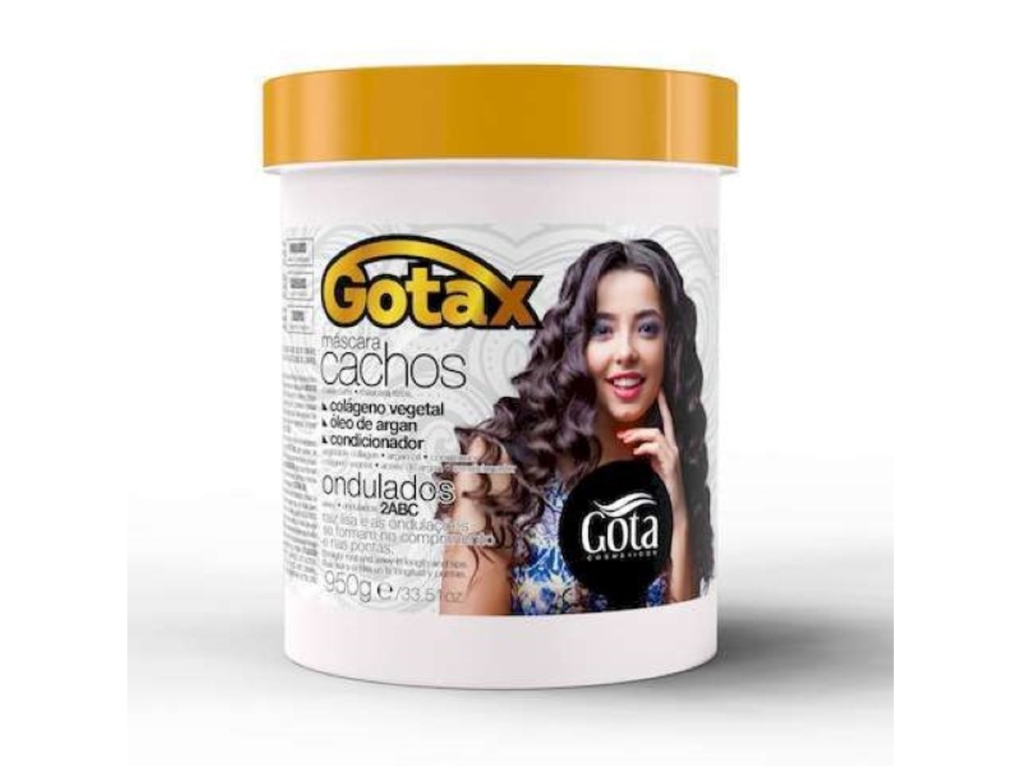 mascara Gotax cachos ondulados 2ABC 950grs Gota Dourada