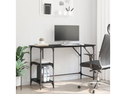 Vidaxl Mesa Carvalho Preto 120 X 50 X 75 Cm Derivados De Madeira