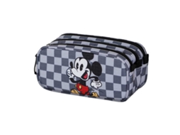 Disney Mickey Mouse Move Estojo Trick Fan 2.2 Cinza KARACTERMANIA