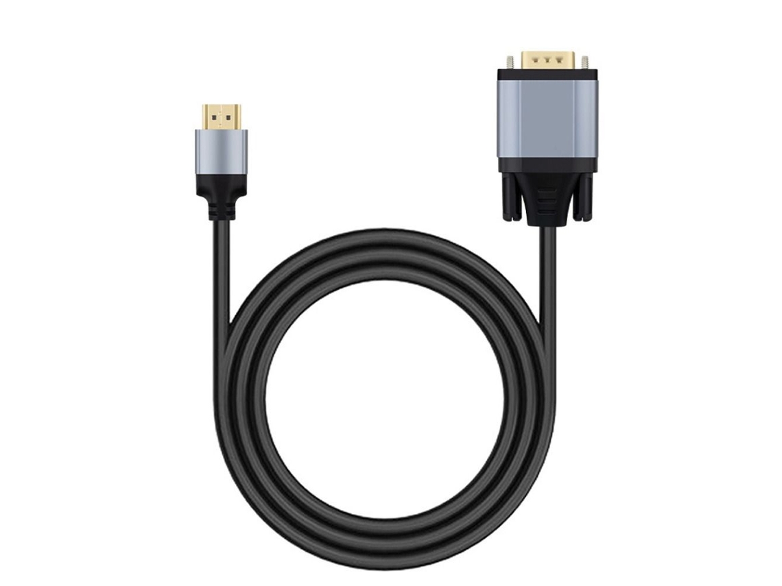 Cabo HDMI para VGA, Áudio e Vídeo, 3 m, Slowmoose